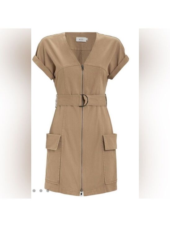 A.L.C. Dresses & Skirts - A.L.C. Bellamy twill belted dress, L